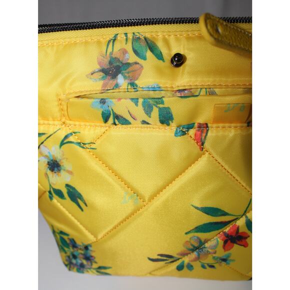 Lug Flare Crossbody Bag in Bouquet Yellow with Adjustable / Removable Strap - Picture 12 of 16